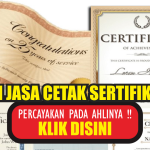 port cetak sertifikat